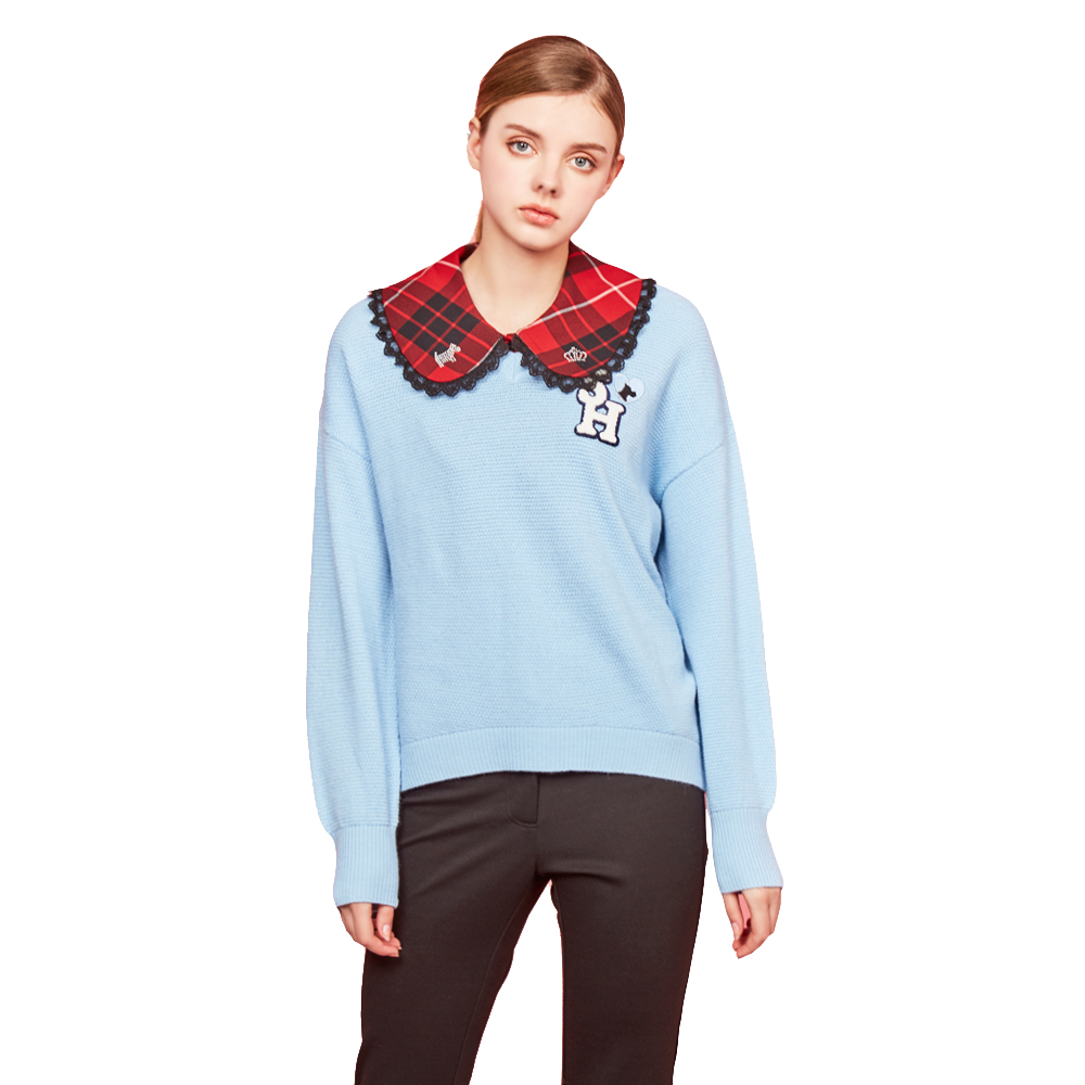 【SCOTTISH HOUSE】領圍條紋綁帶挖肩短袖-黑/粉【OUTLET】(SE1403) 歷史價格詳細信息