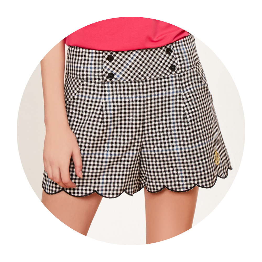 【SCOTTISH HOUSE】格紋布 狗狗貼布繡 長袖上衣洋裝-黑/粉橘【OUTLET】(AN1276) 歷史價格詳細信息