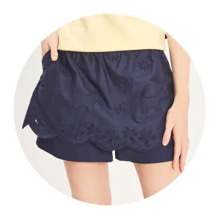 【SCOTTISH HOUSE】花邊蕾絲 雪紡衫襯衫-白/深藍(AR1356) 歷史價格詳細信息