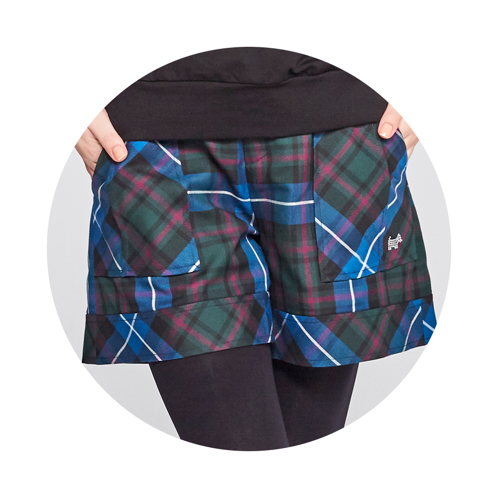 【SCOTTISH HOUSE】格紋布 狗狗貼布繡 長袖上衣洋裝-黑/粉橘【OUTLET】(AN1276) 歷史價格詳細信息