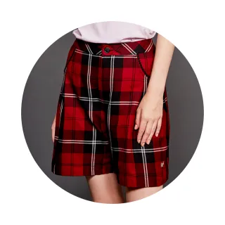 【SCOTTISH HOUSE】紅黑格 甜美Aline格紋褲裙CHUB2202 歷史價格詳細信息