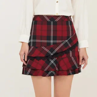 【SCOTTISH HOUSE】紅黑格 甜美Aline格紋褲裙CHUB2202 歷史價格詳細信息