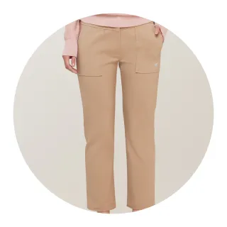 【SCOTTISH HOUSE】小排釦 斜裙片 後腰鬆緊 素面 及膝褲【OUTLET】(SE2256) 歷史價格詳細信息