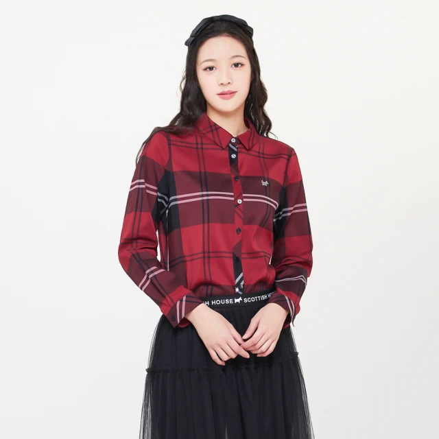 【SCOTTISH HOUSE】紅黑格 甜美Aline格紋褲裙CHUB2202 歷史價格詳細信息