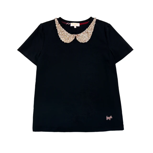 【SCOTTISH HOUSE】花邊蕾絲 雪紡衫襯衫-白/深藍(AR1356) 歷史價格詳細信息