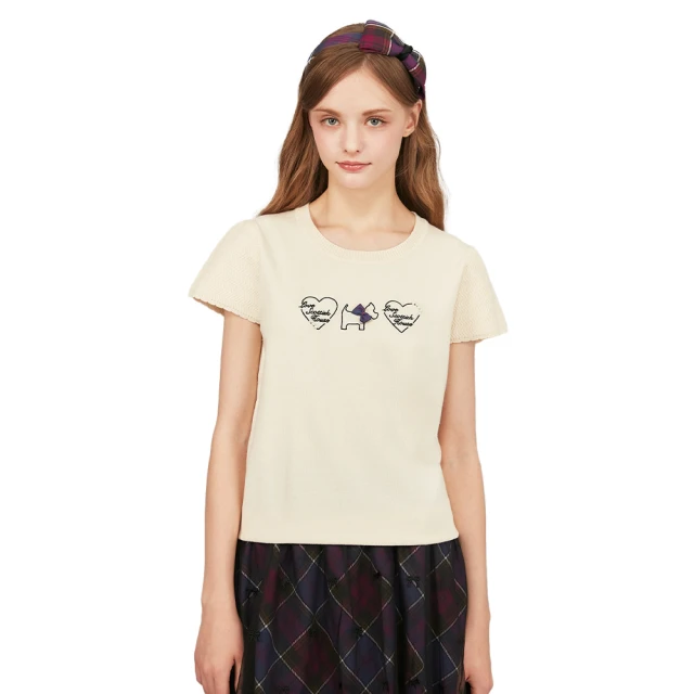 【SCOTTISH HOUSE】愛心格狗低背綁蝴蝶結短袖上衣-深綠/米白【OUTLET】(AM1101) 歷史價格詳細信息