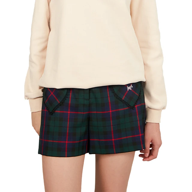 【SCOTTISH HOUSE】愛心格狗低背綁蝴蝶結短袖上衣-深綠/米白【OUTLET】(AM1101) 歷史價格詳細信息