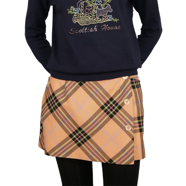 【SCOTTISH HOUSE】卡其格 烏干紗格紋裙CHUB2115 歷史價格詳細信息