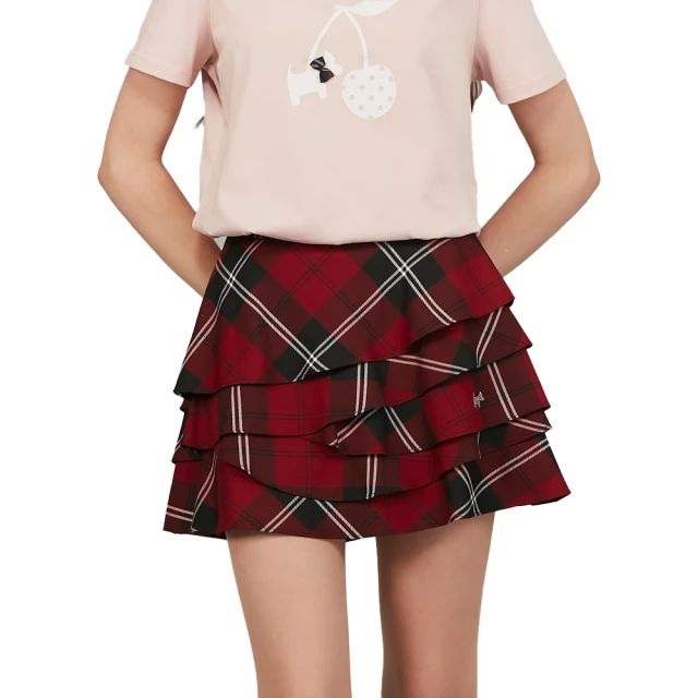 【SCOTTISH HOUSE】紅黑格 甜美Aline格紋褲裙CHUB2202 歷史價格詳細信息