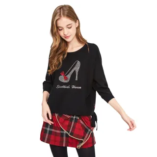 【SCOTTISH HOUSE】燙鑽狗Aline短褲-藍/灰CHUB2258 歷史價格詳細信息