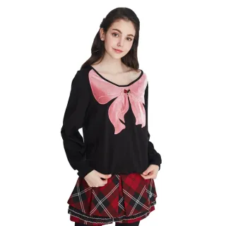 【SCOTTISH HOUSE】絨紗繡組織 蝴蝶結 長袖上衣-深藍/紫【OUTLET】(AN1481) 歷史價格詳細信息