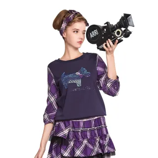 【SCOTTISH HOUSE】圓領荷葉短袖印花棉T【OUTLET】(SE1286) 歷史價格詳細信息