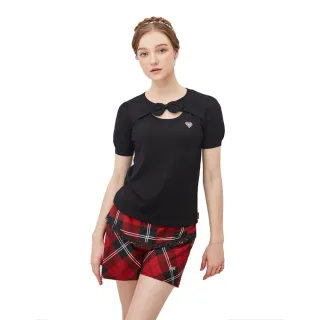 【SCOTTISH HOUSE】上胸挑洞 麻花愛心框燙鑽 長袖上衣-粉紅/丈青(AP1405) 歷史價格詳細信息