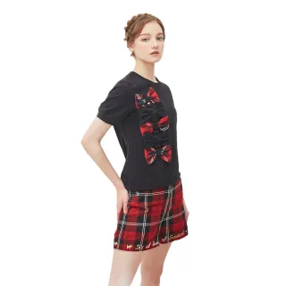【SCOTTISH HOUSE】圓領短袖露肩腳踏車刺繡棉T【OUTLET】(AM1291) 歷史價格詳細信息