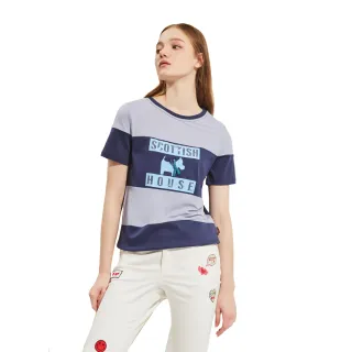 【SCOTTISH HOUSE】圓領短袖露肩腳踏車刺繡棉T【OUTLET】(AM1291) 歷史價格詳細信息