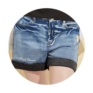 【SCOTTISH HOUSE】異材質拼接立體刺繡LOGO棒球外套-深藍/淺藍 CHT11657 歷史價格詳細信息