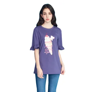 【SCOTTISH HOUSE】圓領短袖露肩腳踏車刺繡棉T【OUTLET】(AM1291) 歷史價格詳細信息