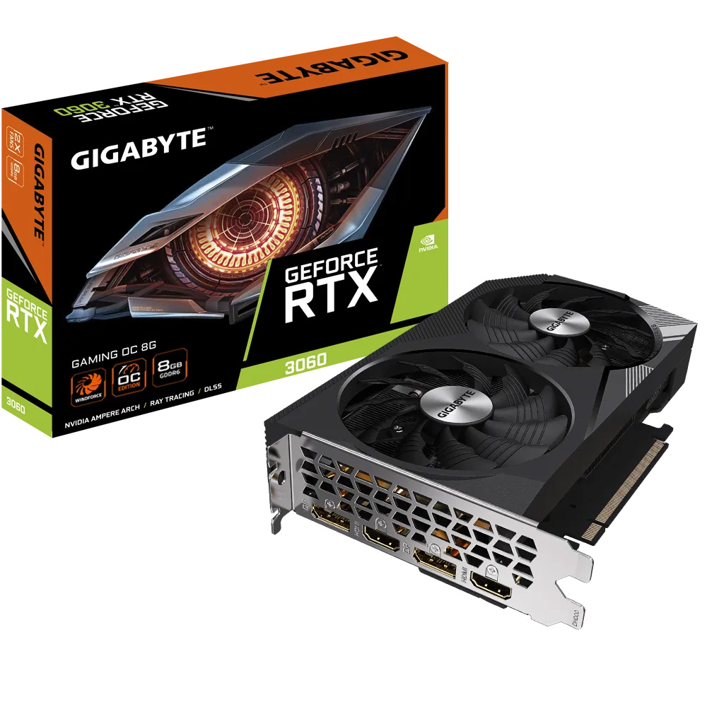 技嘉 GeForce RTX 3060 WINDFORCE OC 12G 顯示卡 歷史價格詳細信息