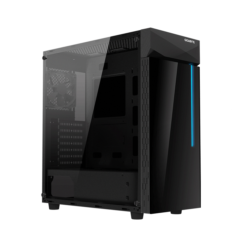 GIGABYTE 技嘉 C200 GLASS 黑/顯卡長33/CPU高16.5/ATX/電腦機殼 歷史價格詳細信息