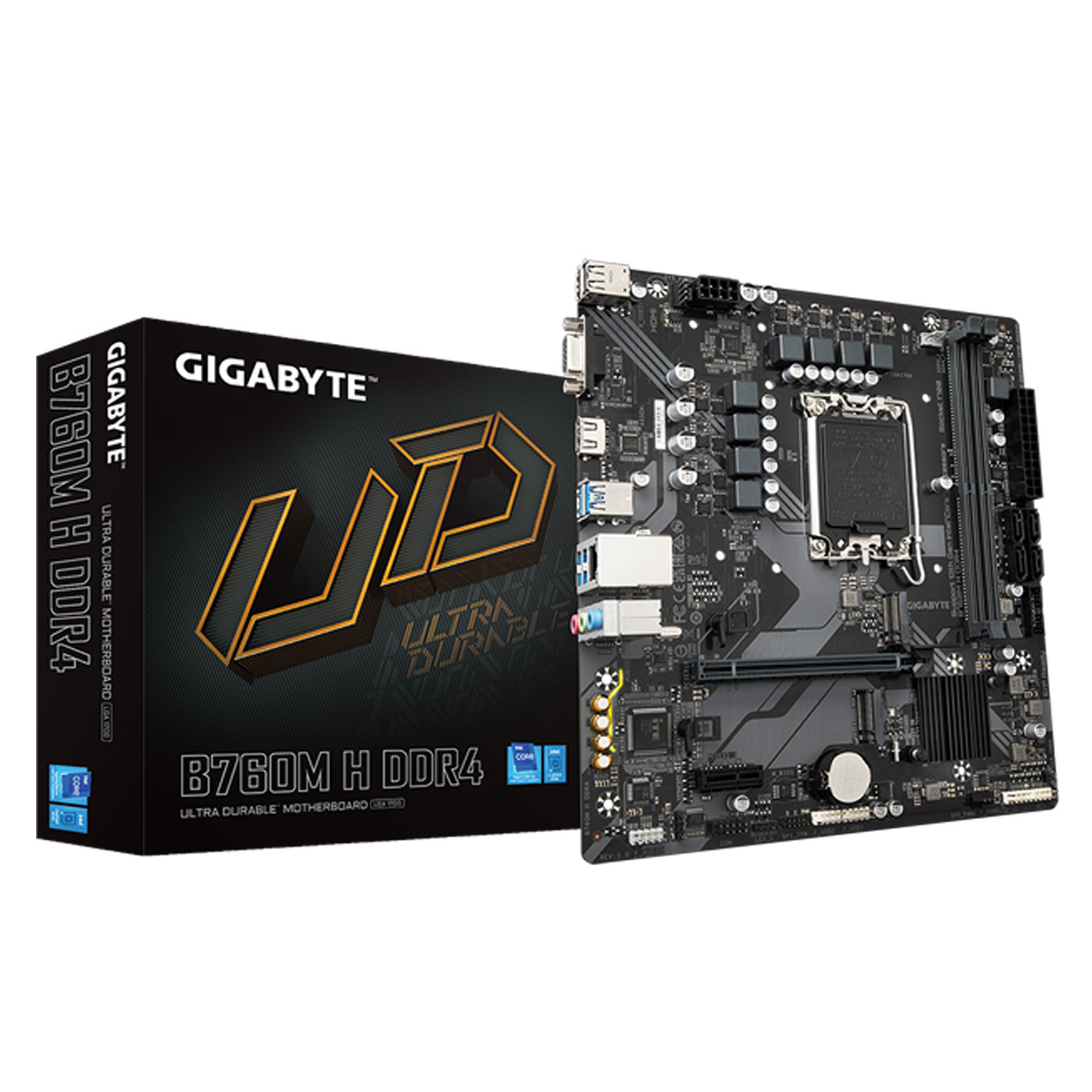 【GIGABYTE 技嘉】技嘉 B760M D2H DDR4 主機板+樂金 LG 24BK550Y-B 多工螢幕(主機板組合) 歷史價格詳細信息