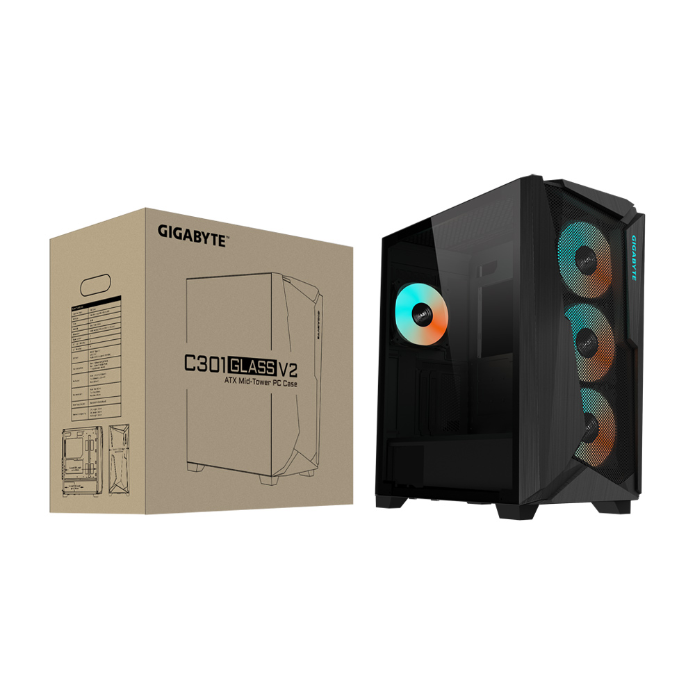 技嘉GIGABYTE C301 GLASS V2 中塔式電競機殼 歷史價格詳細信息