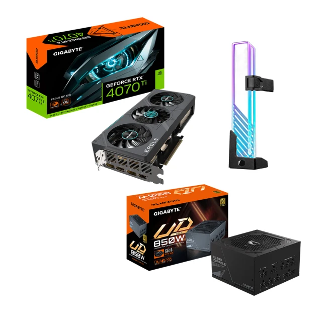 【GIGABYTE 技嘉】RTX 4070 Ti AORUS ELITE 12G + 技嘉 AP850GM 電源供應器(4070 Ti超值組合包) 歷史價格詳細信息