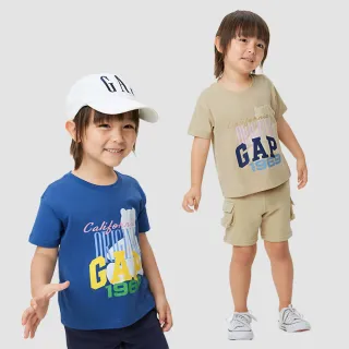 Gap 幼童裝 厚磅密織系列 Logo純棉親膚短袖T恤 男女同款 850573-多色可選 歷史價格詳細信息