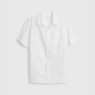 Gap 男童 輕薄牛仔純棉短袖襯衫 697213-水洗藍 歷史價格詳細信息