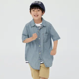 【GAP】男童裝 翻領牛津布長袖襯衫-白色(426037) 歷史價格詳細信息