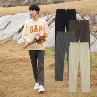 Gap 男裝 彈力中腰斜紋束口運動褲 357801-卡其色 歷史價格詳細信息