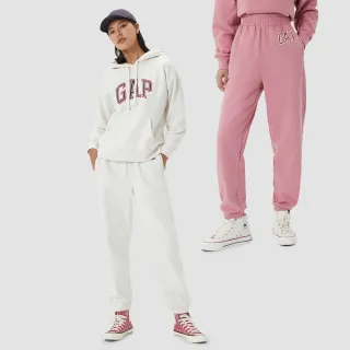 Gap 女童 碳素軟磨系列 Logo刷毛長褲 736188-淺黃色 歷史價格詳細信息