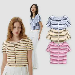 Gap 女裝 Logo羅紋修身短袖T恤 女友T系列-黑色(659479) 歷史價格詳細信息