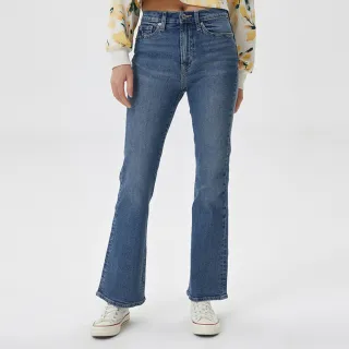 Gap 女裝 高腰彈力花苞錐形牛仔褲 446014-淺藍色 歷史價格詳細信息