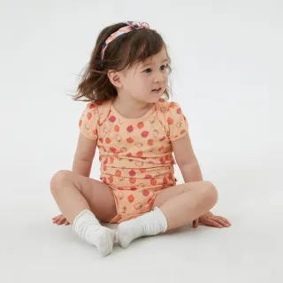 Gap 嬰兒 布萊納系列 純棉短袖包屁衣 599633-小熊印花 歷史價格詳細信息