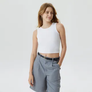 Gap 女裝 女友T系列 輕薄羅紋圓領短版背心 598238-櫻花粉 歷史價格詳細信息