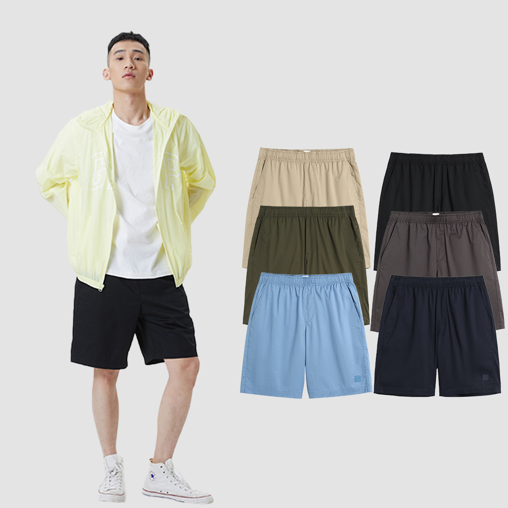 【GAP】男女裝 抽繩/防曬鬆緊短褲-多款任選(461274&512559&464969) 歷史價格詳細信息