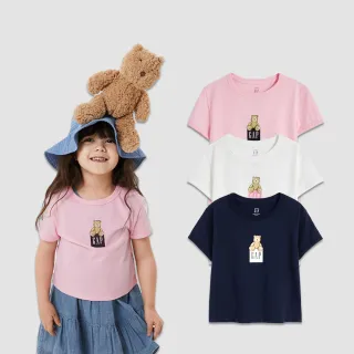 Gap 女幼童 Logo純棉運動短袖T恤 536044-紫色 歷史價格詳細信息