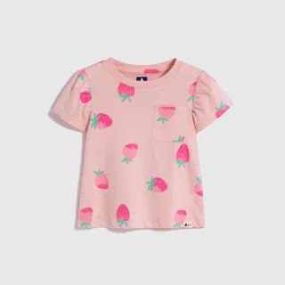 Gap 女童 純棉小飛袖短袖上衣 601115-花朵印花 歷史價格詳細信息