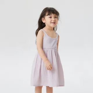 Gap 女幼童 純棉A字拼接吊帶洋裝-藍色(621194) 歷史價格詳細信息