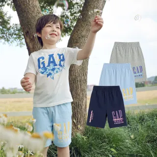 Gap 男童 厚磅密織系列 舒適純棉圓領長袖T恤 661665-駝色 歷史價格詳細信息