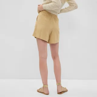 Gap 女童 亞麻混紡繫帶A字短裙 697376-綠色 歷史價格詳細信息