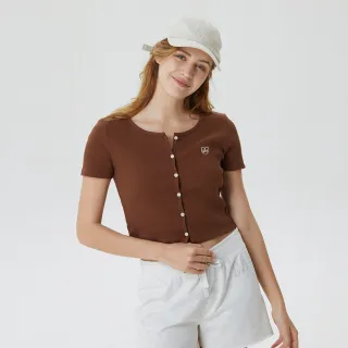 Gap 女裝 Logo羅紋修身短袖T恤 女友T系列-黑色(659479) 歷史價格詳細信息