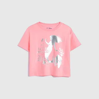 Gap 女幼童 Gap x Disney 迪士尼聯名 小美人魚印花短袖T恤-白色(712877) 歷史價格詳細信息