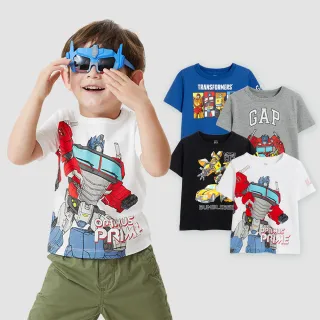 Gap 男幼童 Logo/印花純棉印花短袖T恤 布萊納系列-黃色(859534) 歷史價格詳細信息