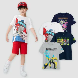 Gap 男幼童 Gap x TRANSFORMERS變形金剛聯名 Logo純棉印花短袖T恤-灰色(659069) 歷史價格詳細信息