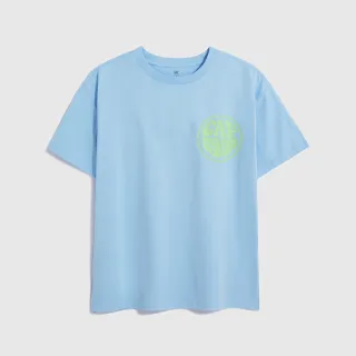 Gap 女童 Logo/印花純棉短袖T恤-紫粉色(621066) 歷史價格詳細信息