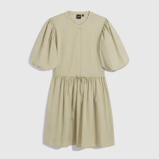 Gap 女裝 輕薄寬鬆翻領長袖襯衫-淺綠色(671241) 歷史價格詳細信息