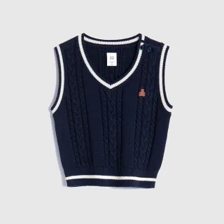 Gap 嬰兒 純棉小熊刺繡長袖包屁衣-紅黑條紋(787442) 歷史價格詳細信息