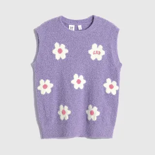 Gap 女幼童 Logo刺繡寬鬆式連帽休閒上衣 627834-淺灰色 歷史價格詳細信息