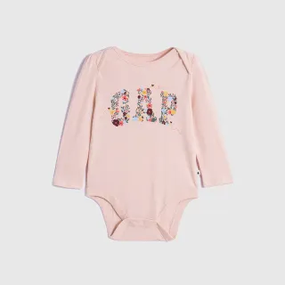 Gap 嬰兒裝 Logo純棉小熊刺繡抽繩束口鬆緊褲-藍灰條紋(787443) 歷史價格詳細信息